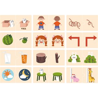 Puzzel set - tegenovergestelde